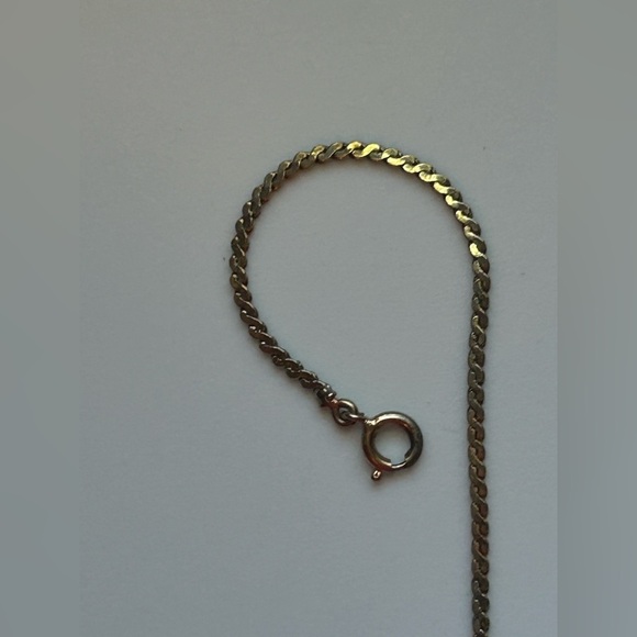 Vintage Gold Tone Rhinestone Statement Necklace Bridal Coquette Glam Choker 17in - Picture 15 of 16